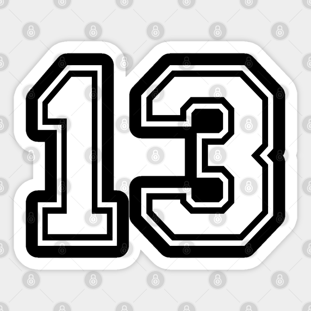 Number 13 Thirteen